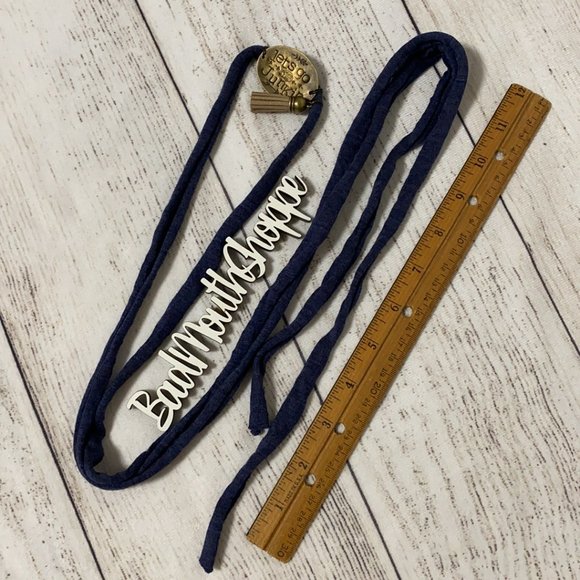 LET'S GO JUNKIN Handmade Hand Stamped Upcycled Wrap Bracelet - Picture 3 of 3